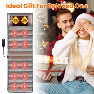 Full Body Electric Massage Mat with Heat & Vibration