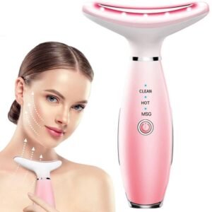 3-in-1 Facial & Neck Massager with Heat